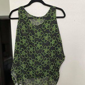 Half Sleeved Blouse with Shoulder Slits